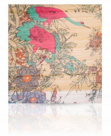 Палантин Женский SN-CRANE/WHITE.SKY